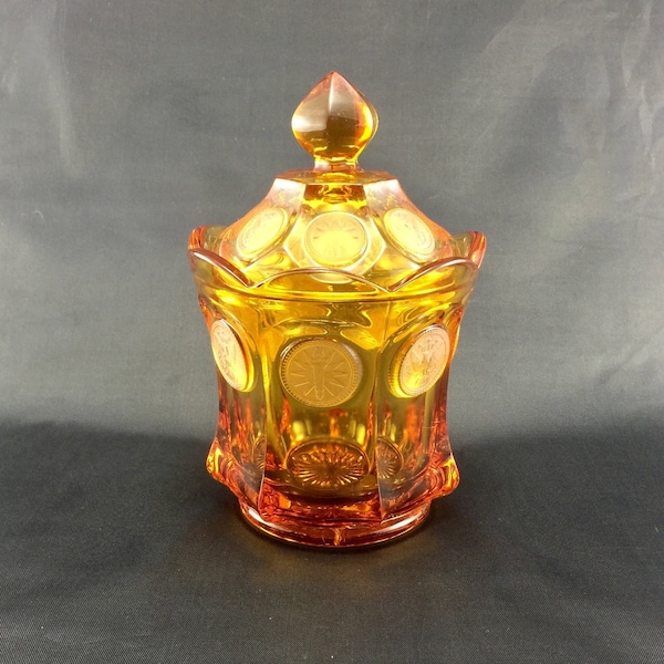 Amber Candy Dish Etsy