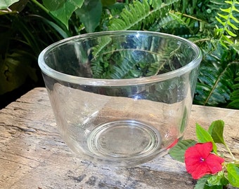 Vintage Clear Glass Replacement Mixer Bowl 1.5 Quart