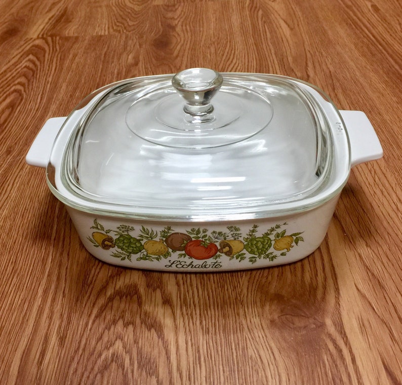 Corning Ware L\u2019Echalote Spice of Life Casserole