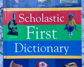 Scholastic First Dictionary Hardcover 1998 - Etsy