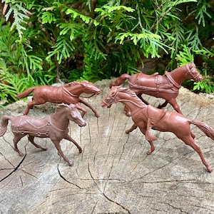Louis Marx Brown Horses