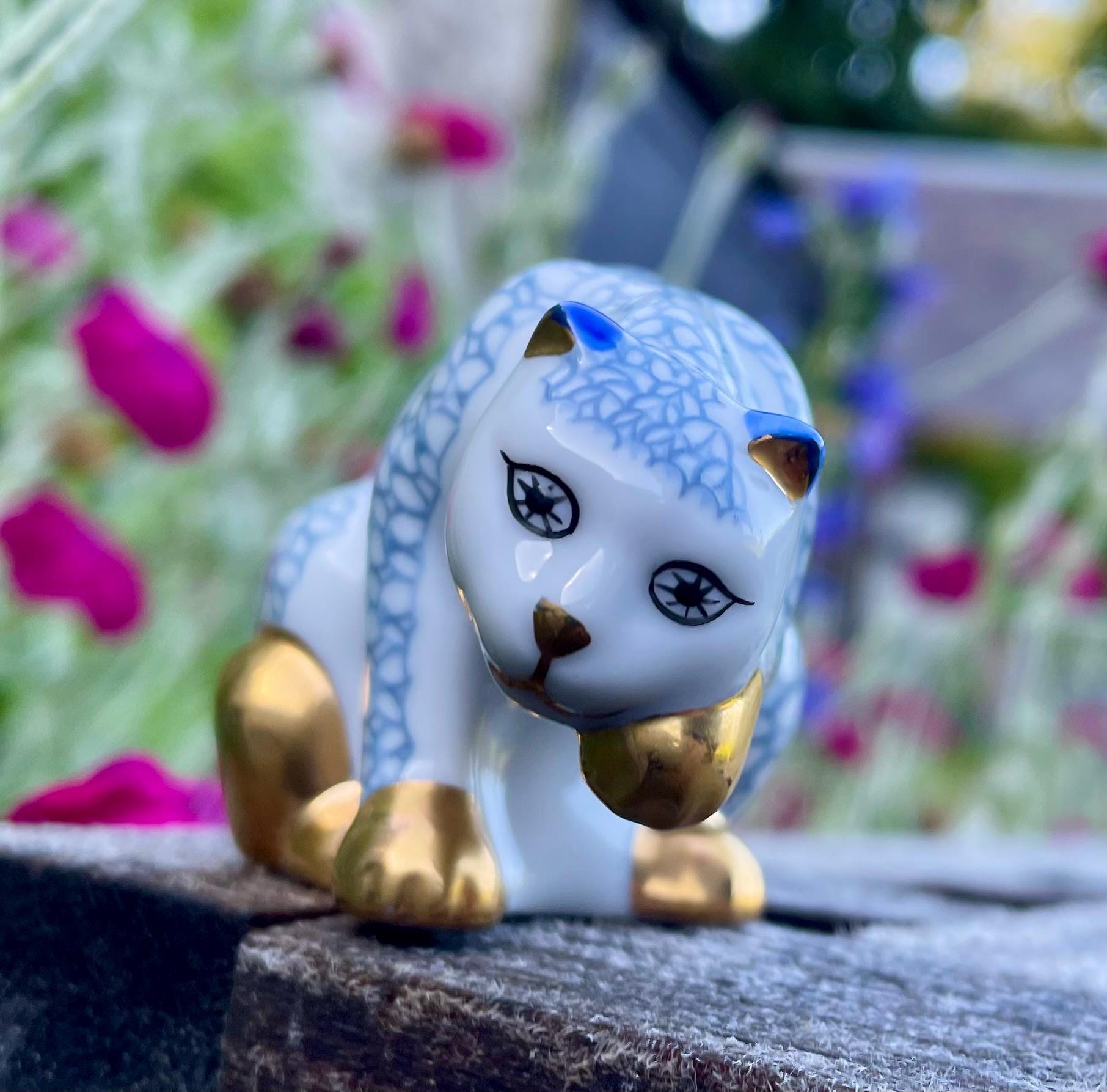 Herend - 【HEREND】ヘレンド 猫 05221/VHV _ オブジェ HEREND] Herend Cat Ornament Object 05221/VHV – NISHIKINO