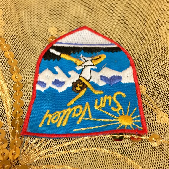 Vintage Sun Valley Ice Skating Patch - image 6