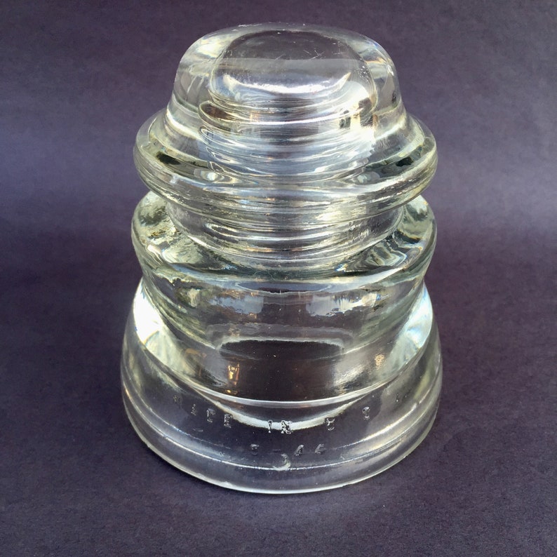 Hemingray 45 Clear Glass Insulator - Etsy