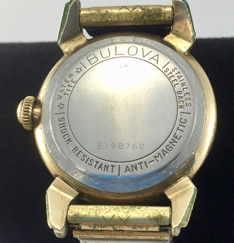 Bulova L4 Vintage Watch Etsy