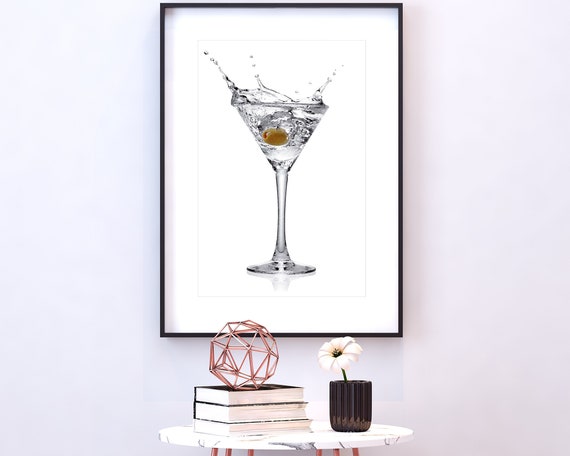 Vintage Martini Wall Decor Etsy