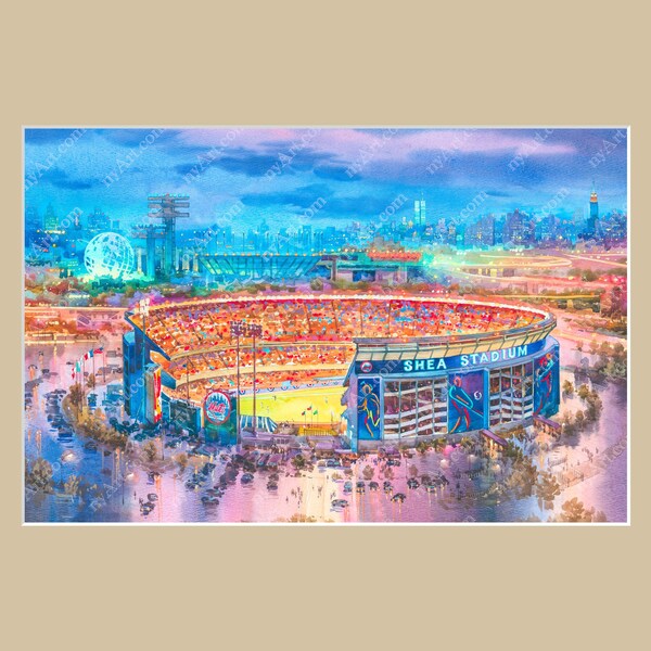 Shea Stadium Etsy