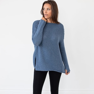 Knit sweater, women jumper, oversized sweater  pullover, wool jacket  | Roseuniquestyle