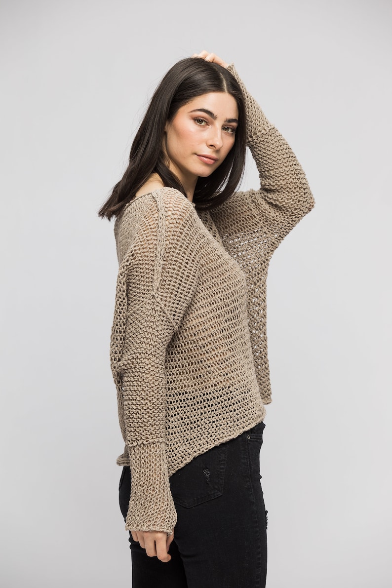 linen cotton jumper