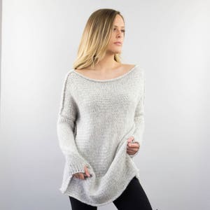 White Hole Knit Jumper, Womens Jumpers