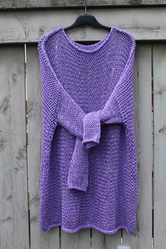 Oversize Women Cotton Chunky Knit Sweater Bulky/slouchy/loose Sweater. Oversized  Knit Sweater. . 