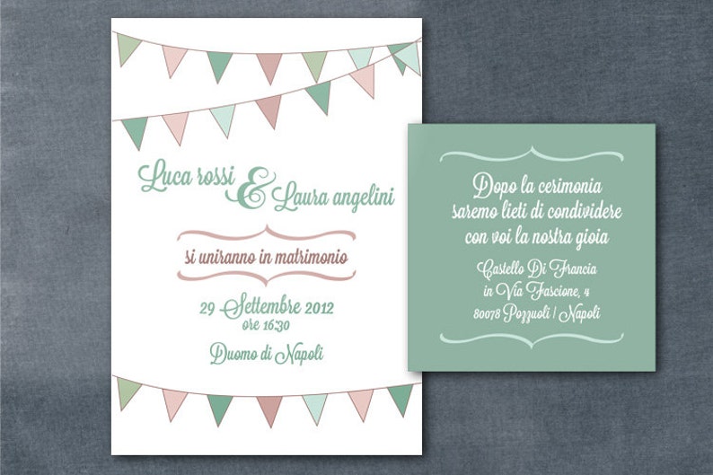 Wedding printable invitation