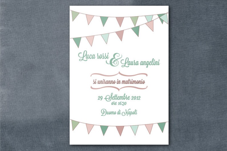 Wedding printable invitation