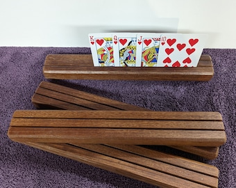 Card Holder, Available in 9 Sizes Playing Card Organizer, Playing Card Rack,  Curved Card Holder, 3d Printed Card Holder 