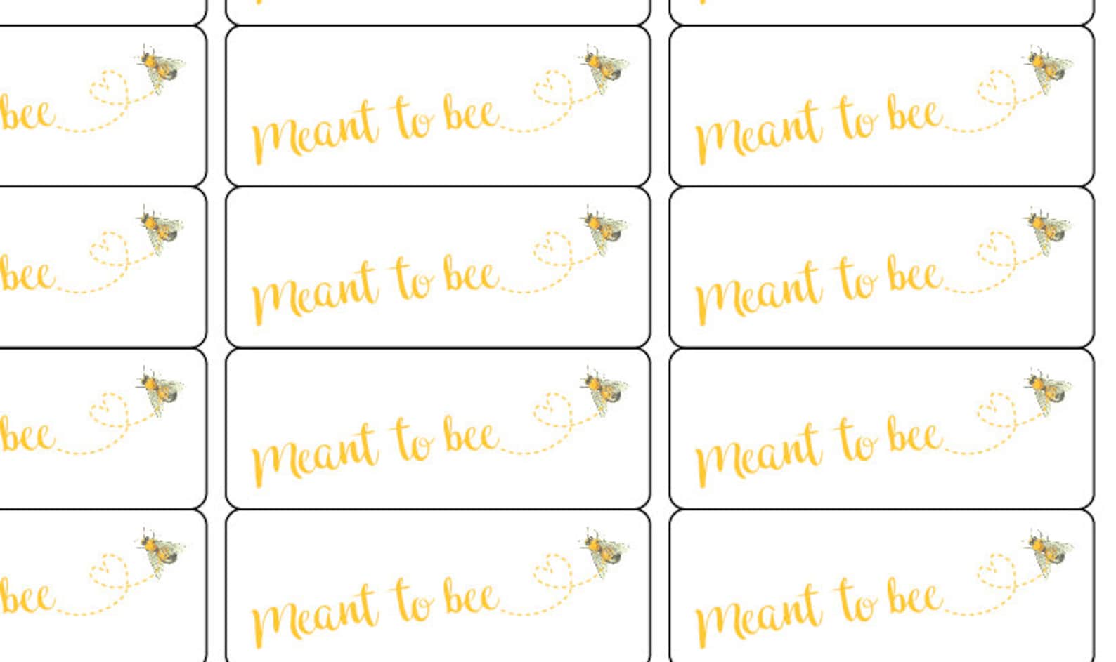 Printable Address Labels/stickers Instant Download Meant - Etsy