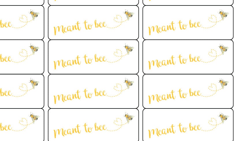 Printable Address Labels/stickers Instant Download Meant - Etsy