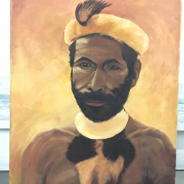 Vintage Oil Painting- Portrait of a Man