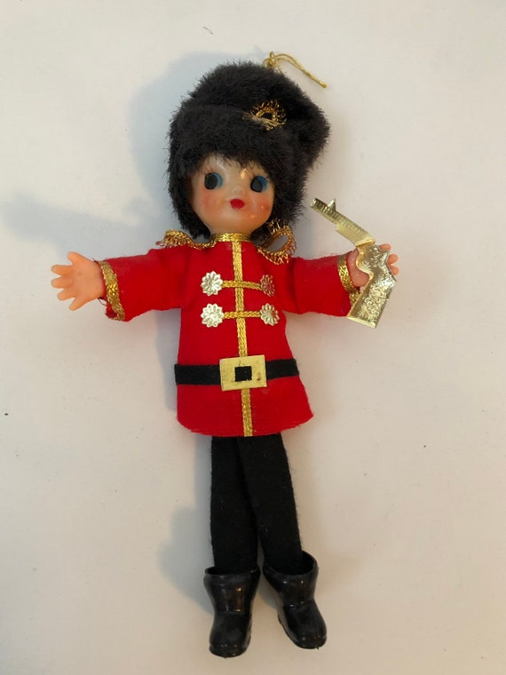 Ornement De Garde Anglais De Noel De Noel Fait Au Japon Etsy