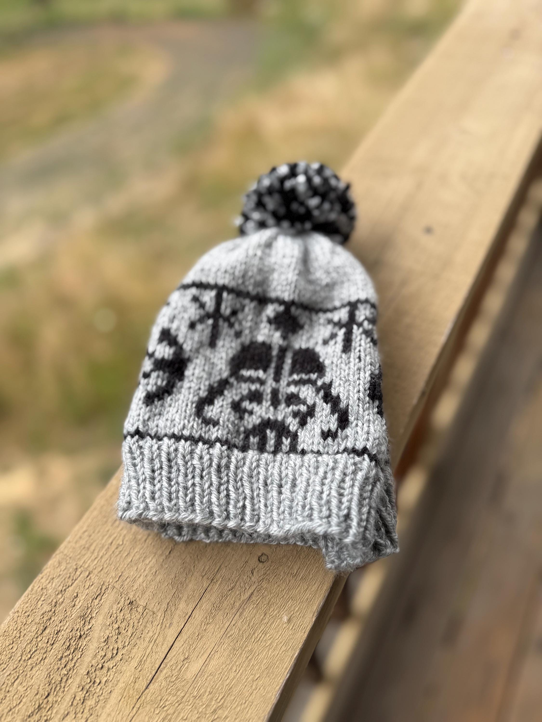 Darth Vader Inspired Hat Knitting Pattern – PDF Download – One Size – Disney- Star Wars Inspired