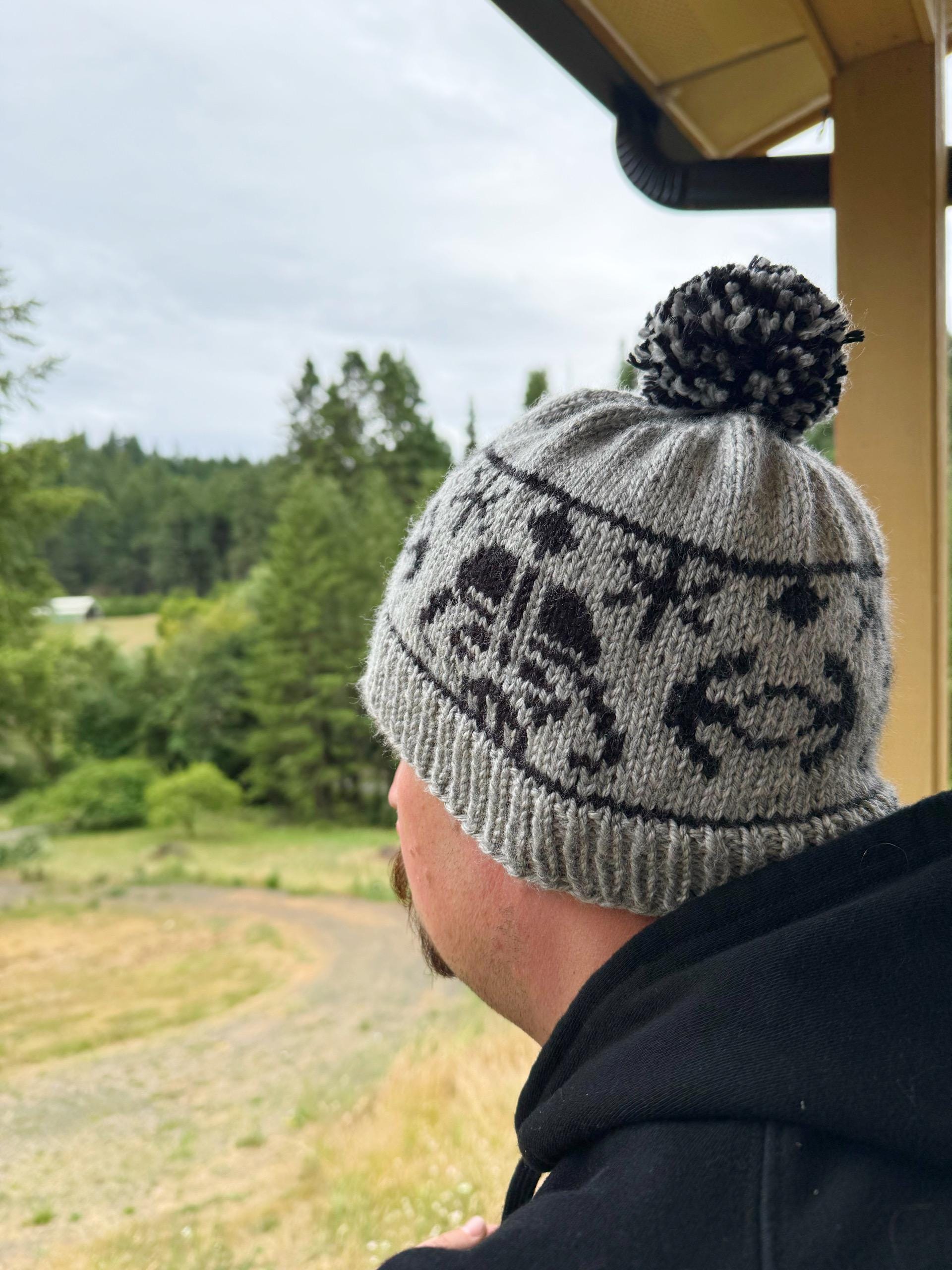 Darth Vader Inspired Hat Knitting Pattern – PDF Download – One Size – Disney- Star Wars Inspired - Thumbnail 4