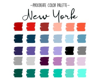 Procreate Color Palette -New York