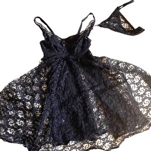 Black Paradise Lace Balconette Bra Women's Erotic Sheer Lace Wired
