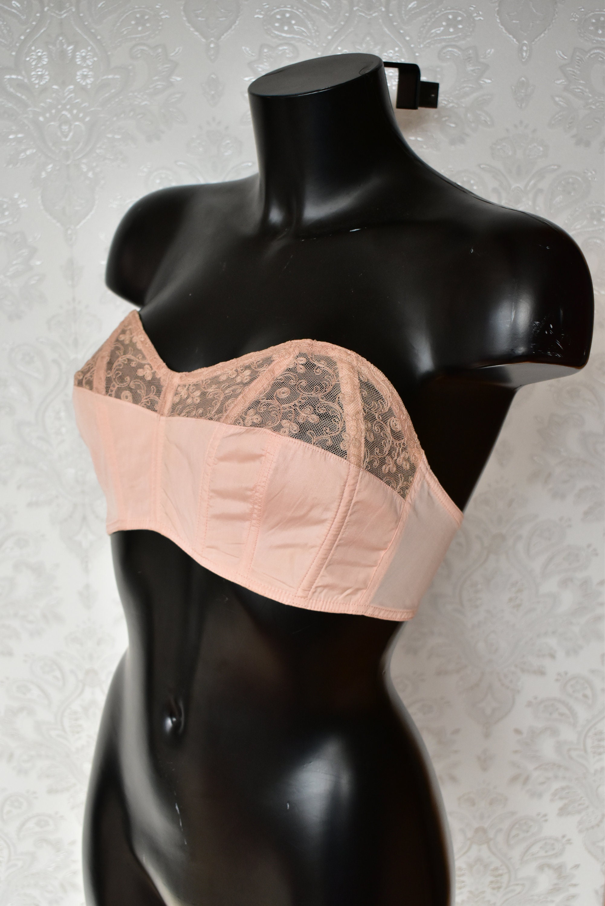 Vintage 1950's bullet bra~ 42 C cotton deadstock with tags, Hatties  Vintage Clothing