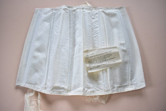 Vintage Girdle White 60's Wedding Cosplay Hookside 34 New in Box