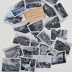 77 cartões postais antigos fotografias destinos turísticos Europa anos 40, 50 e 60