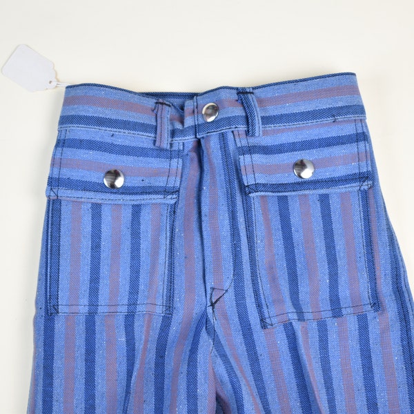 vintage Ladybird NWT's 60's algodón denim rayas jeans niños de 6 y 10 años