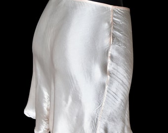 Pantalon claquettes en soie, culotte française des années 40, dentelle rose pâle vintage, moyenne Kayser