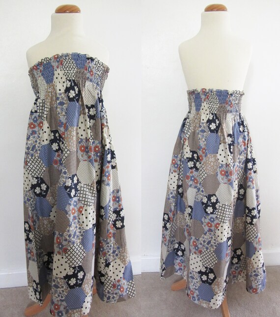 hippie patchwork dress