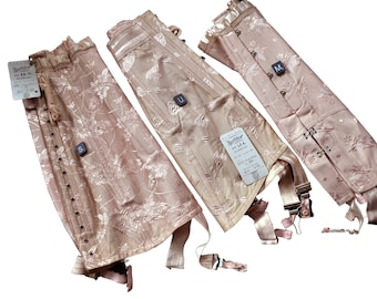 Gördel under bysten korsett benben vintage 30-40-tal NWT's tea rose strumpeband hängslen fast stöd