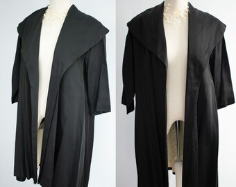satin evening coat
