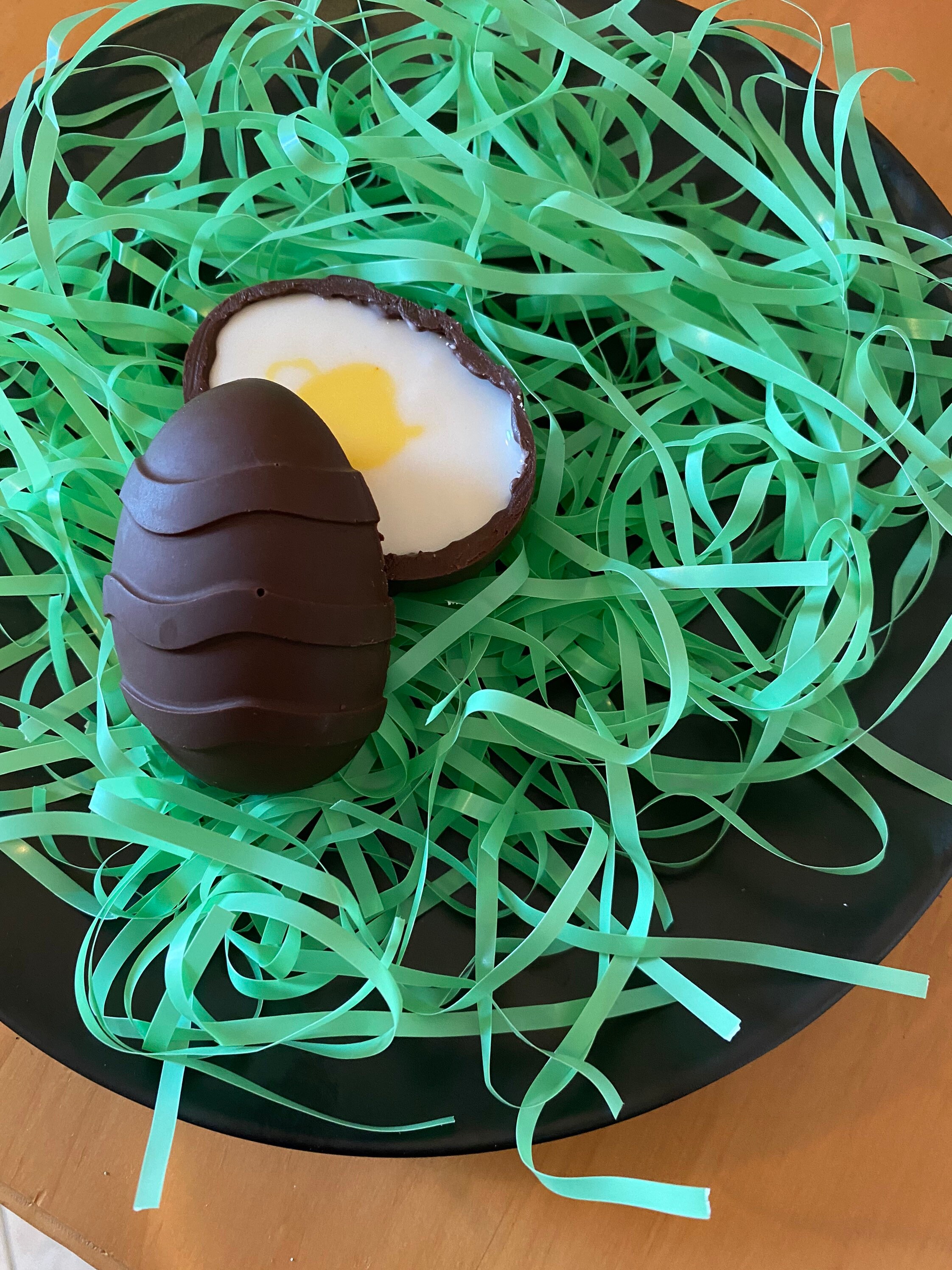 Creme Filled Chocolate Easter Eggs Etsy