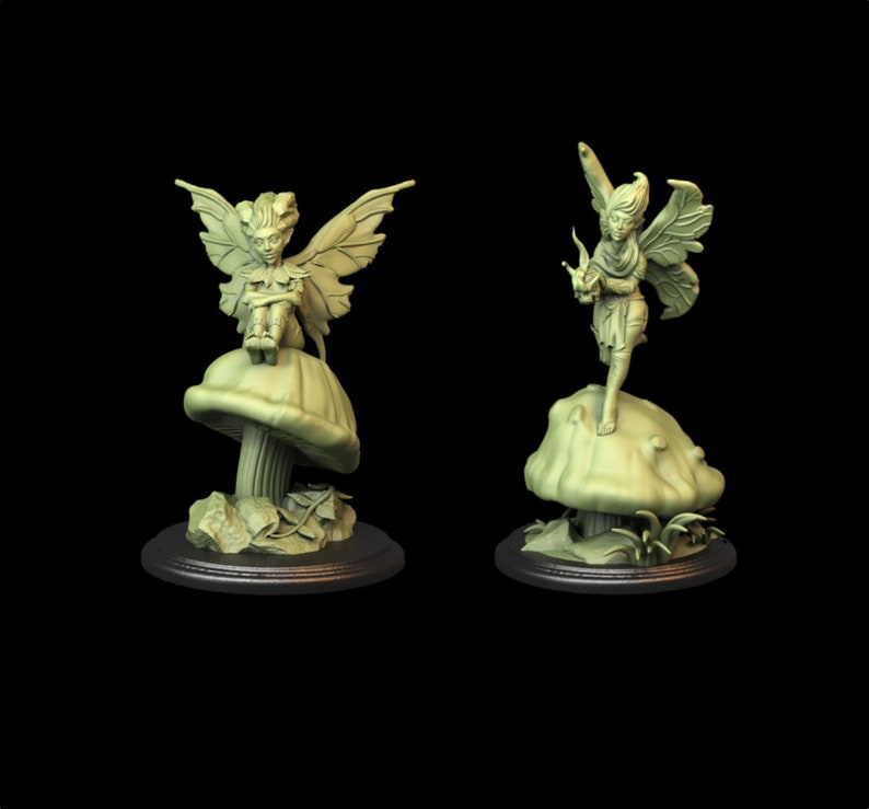 Fairy Miniatures Skull Fairy Fey Minis 3D Printer Resin | Etsy
