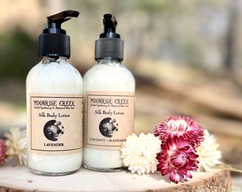 Silky Body Lotion: Squalane, Coconut Oil, and Essential Oils