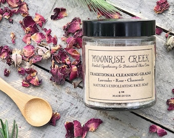 Traditional Cleansing Grains • Nature’s Face Soap • Exfoliant • Natural Micro Beads