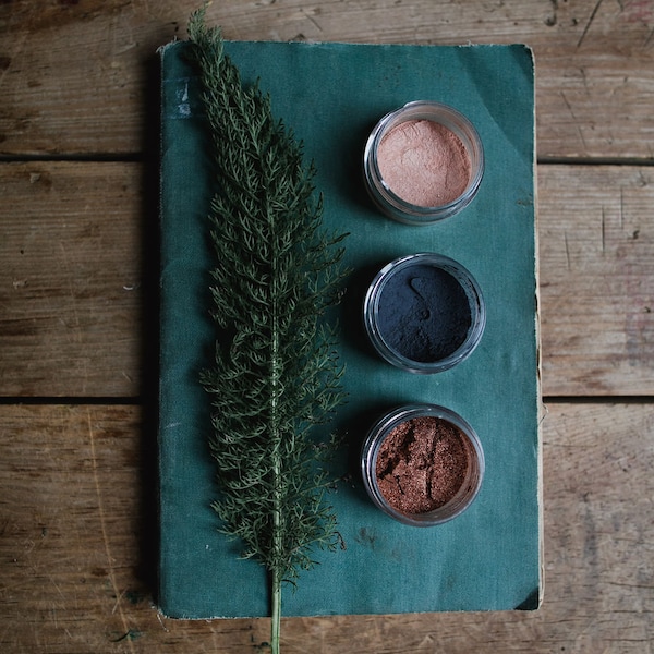 Mineral Eye Shadows • Loose Powder • Earth Mineral Cosmetics • Planet Wise + All Natural + Vegan