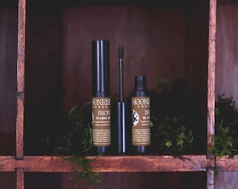 Brow Gel • Clear + Tinted Shades • A plant-based styling gel that tames and tints unruly brows