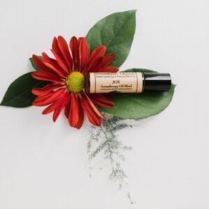 JOY • Aromatherapie Roll-On Mischung • Erfrischt den Geist und erzeugt Glück • Zitrusfrische Noten mit beruhigenden Untertönen