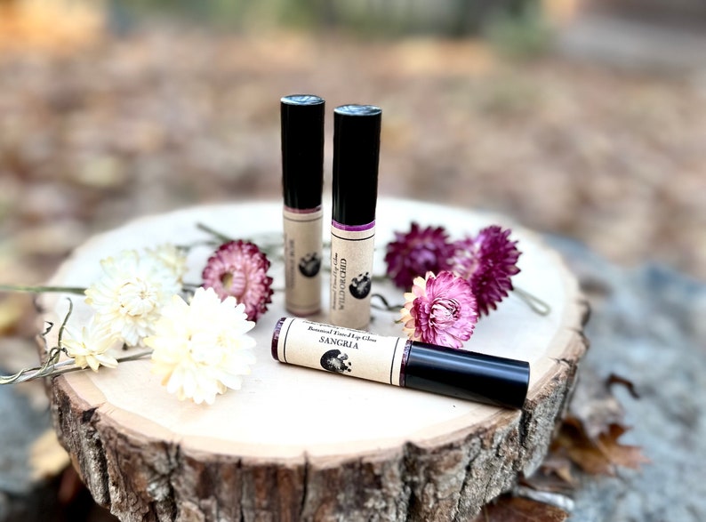 Tinted Lip Gloss Botanicals Vegan Organic Gluten Free GMO Free image 2