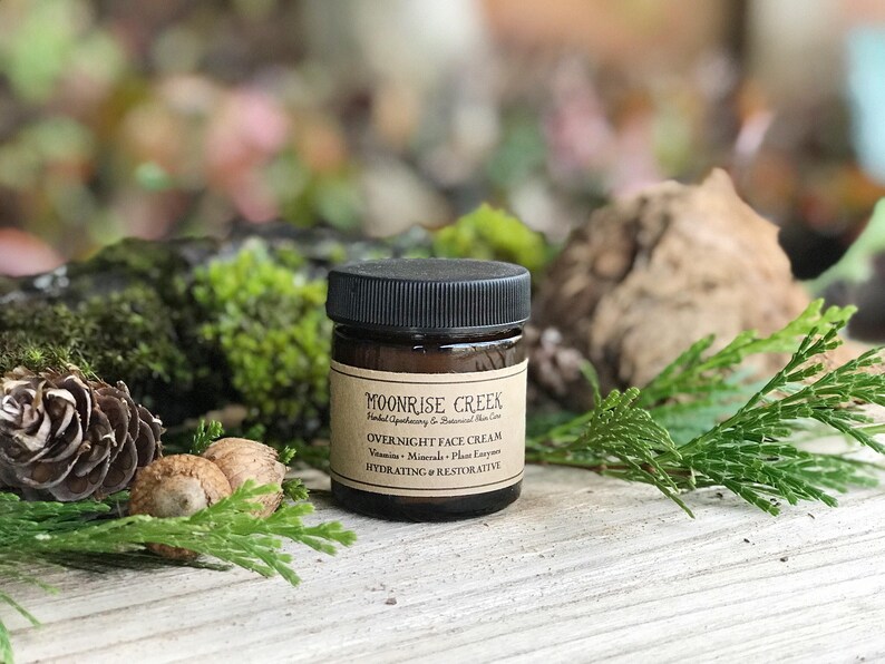 Overnight Face Cream Vitamins Minerals Plant Enzymes Etsy