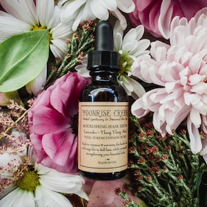 Nourishing Hair Serum • Lavender + Ylang Ylang + Basil • Vital Strengthening Blend