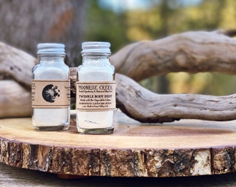 Twinkle Body Dust • Made with Bio Degradable Glitter • Rosewood + Lavender Scent
