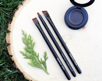 Eye Brow Sculpting Pomade • Botanical Blend • Light + Medium + Dark • Earth Mineral Cosmetics • Vegan + Organic + Gluten Free + Cruelty Free