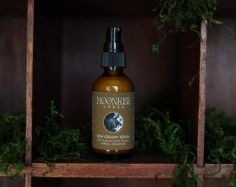 Dew Creamy Serum • With Hyaluronic Acid and Botanical Nutrients • Neroli + Rosewood