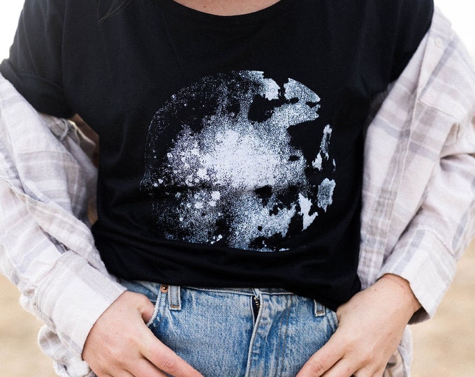 Featured listing image: Flowy Tee • Moonrise Creek Logo • Crop + Full Length Available