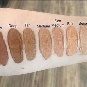 Liquid Foundation Botanical Blend Natural Sun Protection Earth Mineral Cosmetics Vegan Organic Cruelty Free GMO Free GF image 4