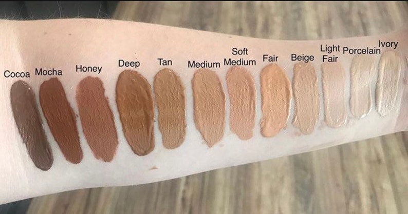 Liquid Foundation Botanical Blend Natural Sun Protection Earth Mineral Cosmetics Vegan Organic Cruelty Free GMO Free GF image 4